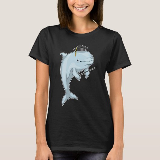 Dolphin Professor Cylinder T-Shirt (Vorderseite)