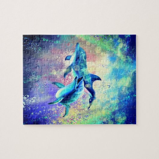 Dolphin Puzzle (Horizontal)