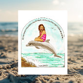 Dolphin Ride Inspiration Postkarte