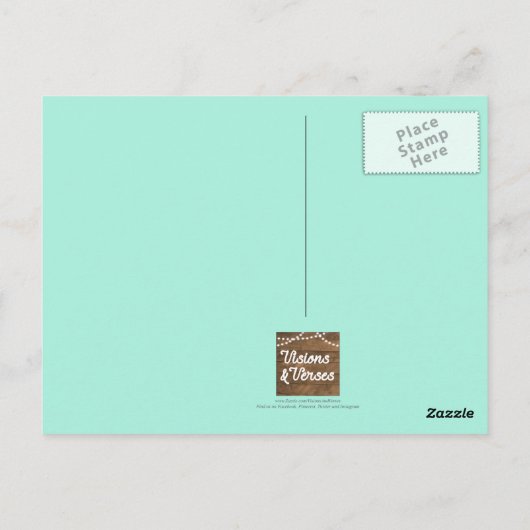 Dolphin Ride Inspiration Postkarte (Rückseite)