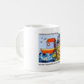 Dolphin Safe Tuba Funny - Geschenke T-Shirts & Sam Kaffeetasse (Vorderseite Links)