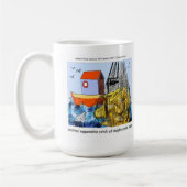 Dolphin-Safe Tuba Funny Kaffeetasse (Links)