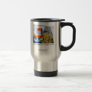 Dolphin Safe Tuba Funny Travel Mug Reisebecher