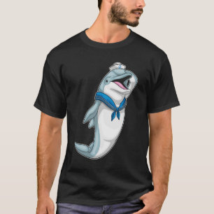 Dolphin Sailor Sailor Hut T-Shirt