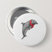 Dolphin Scarf Button (Vorne & Hinten)
