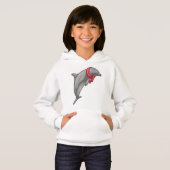 Dolphin Scarf Hoodie (Vorne ganz)