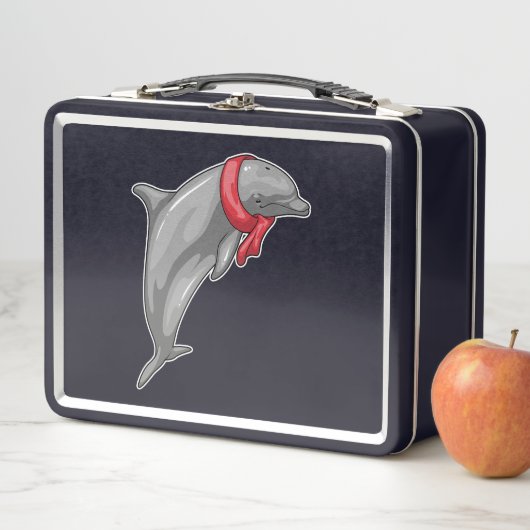 Dolphin Scarf Metall Brotdose (Beispiel)