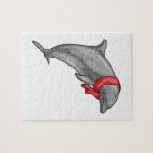 Dolphin Scarf Puzzle (Horizontal)