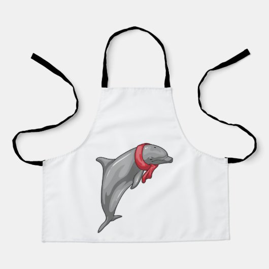 Dolphin Scarf Schürze (Vorderseite)