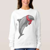 Dolphin Scarf Sweatshirt (Vorderseite)