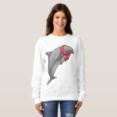 Dolphin Scarf Sweatshirt (Vorne ganz)