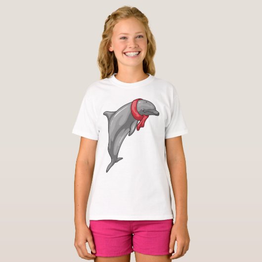 Dolphin Scarf T-Shirt (Vorne ganz)