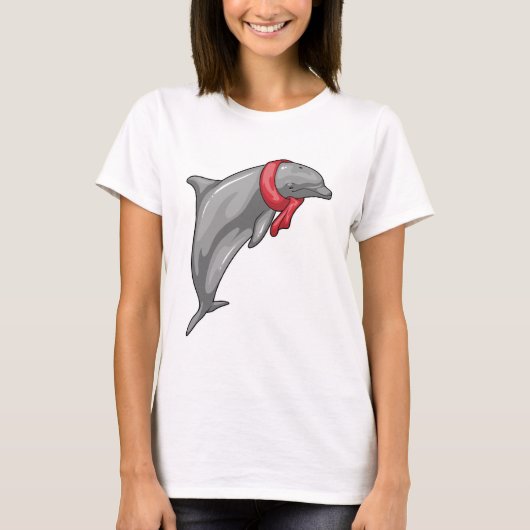 Dolphin Scarf T-Shirt (Vorderseite)