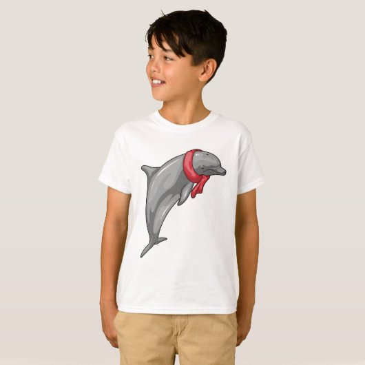 Dolphin Scarf T-Shirt (Vorne ganz)