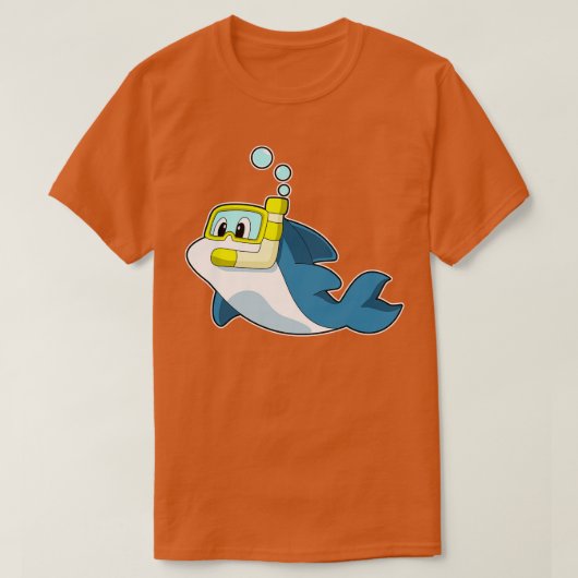 Dolphin Schnorchel T-Shirt (Design vorne)