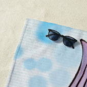 Dolphin-Schwanz Strandtuch (Beispiel)