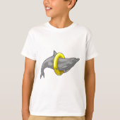 Dolphin Schwimmen Lifebuoy T-Shirt (Vorderseite)