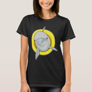 Dolphin Schwimmen Lifebuoy T-Shirt