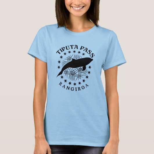 Dolphin Scuba Diving Rangiroa Lagoon - Tiputa Pass T-Shirt (Vorderseite)