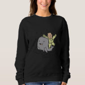 Dolphin sea spaceman space sweatshirt (Vorderseite)