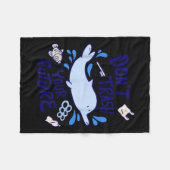 Dolphin Seas Environmental Protection Climate Chan Fleecedecke (Vorderseite (Horizontal))
