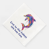 Dolphin Serviette (Ecke)