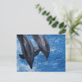 Dolphin Show Postcard Postkarte (Stehend Vorderseite)