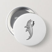 Dolphin Singer Mikrofon Button (Vorne & Hinten)