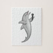 Dolphin Singer Mikrofon Puzzle (Vertikal)