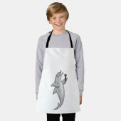 Dolphin Singer Mikrofon Schürze (Getragen)