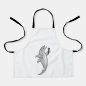 Dolphin Singer Mikrofon Schürze (Vorderseite)