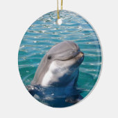 Dolphin Smile, personalisieren wie gewünscht Keramikornament (Links)