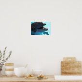 Dolphin Smiles Poster (Küche)