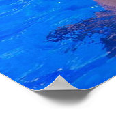 Dolphin Smiles Poster (Ecke)