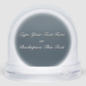 Dolphin Snow Globe Custom Dolphin Art Snow Globes Schneekugeln (Rückseite)