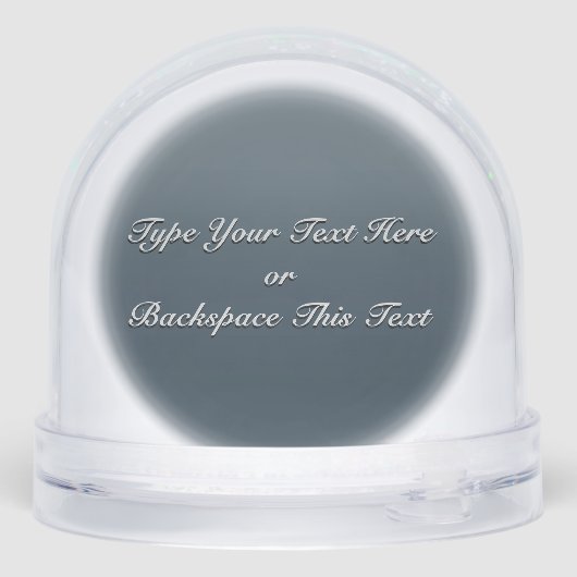 Dolphin Snow Globe Custom Dolphin Art Snow Globes Schneekugeln (Rückseite)