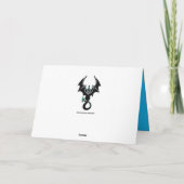 Dolphin Snow Globe Geburtstag Karte (Rückseite)