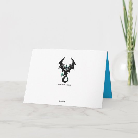 Dolphin Snow Globe Geburtstag Karte (Rückseite)