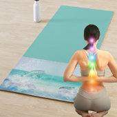 Dolphin Splash Artistic Yogamatte