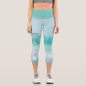 Dolphin Splash Capri Leggings (Vorderseite)