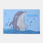 Dolphin Splash Fußmatte (Vorderseite)