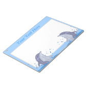 Dolphin Splash Notizblock (angewinkelt)
