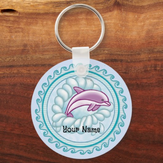 Dolphin Splash Schlüsselanhänger (Vorderseite)