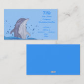 Dolphin Splash Visitenkarte (Vorne/Hinten)