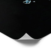 Dolphin Springart Poster (Ecke)