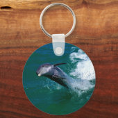 Dolphin Springen und Tanzen Schlüsselanhänger (Rückseite)