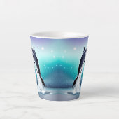 Dolphin springt im Ozean Milchtasse (Vorderseite)