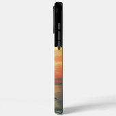 Dolphin springt zwischen bunten Meereswellen Case-Mate iPhone Hülle (Rückseite / Links)