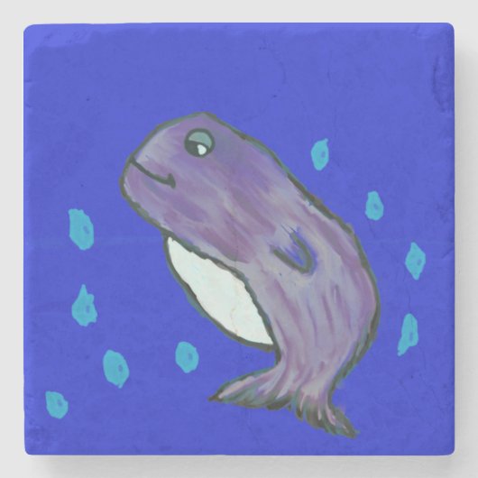 Dolphin Steinuntersetzer (Vorderseite)