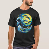 Dolphin-Sternennacht T-Shirt (Vorderseite)